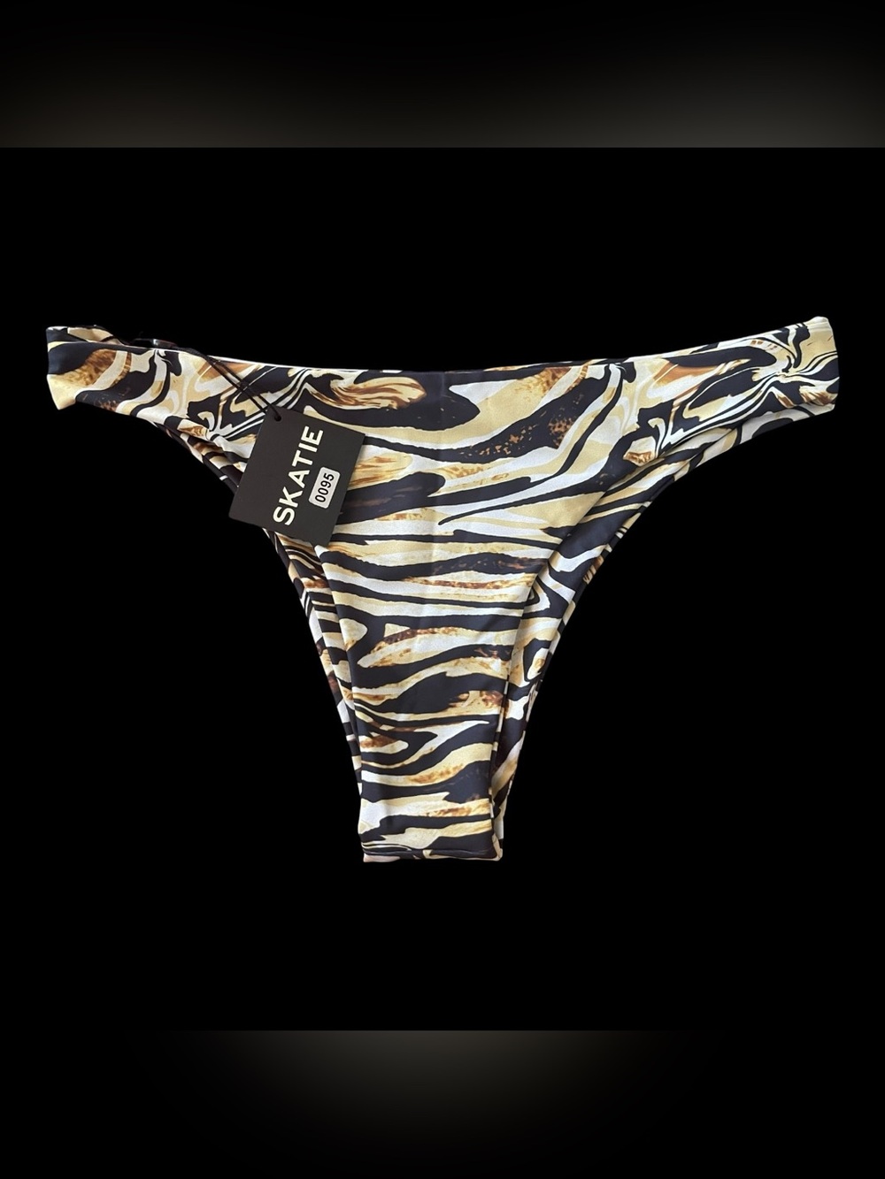 SKATIE Dylan Bikini Bottom NWT XL Animal Print Cheeky Swim Bottom $60 Retail